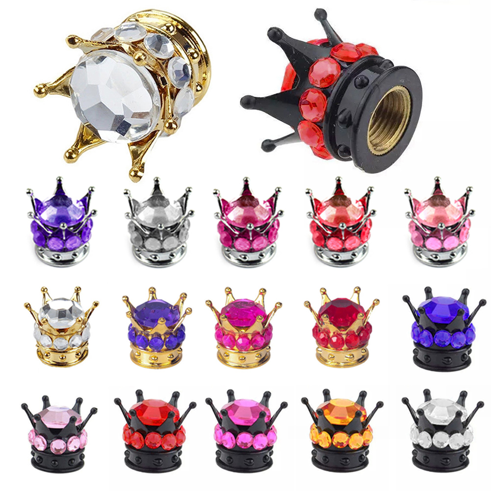 Motorcycle Valve Cover - 4PCS Car Motorcycle Bicycle Air Cover