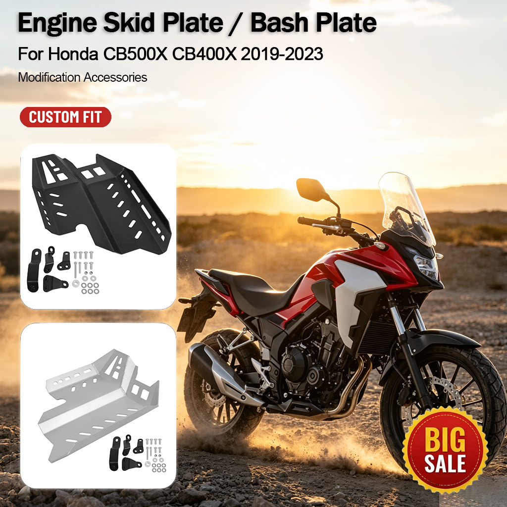 Motorcycle Engine Parts - Motorcycle Modified Engine Bash Plate Underbody