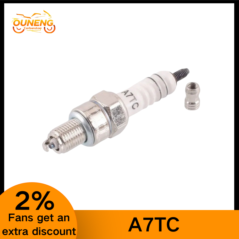 Motorcycle Spark Plug - For Honda GY6 GY6125 50cc 70cc