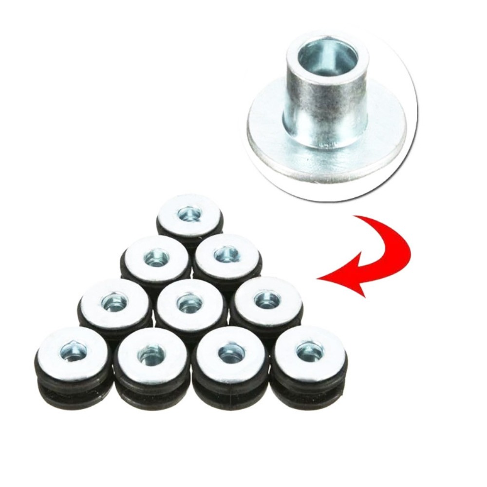 Motorcycle Gasket - 10pcs/20pcs Universal M6 Motorcycle Grommets Rubber