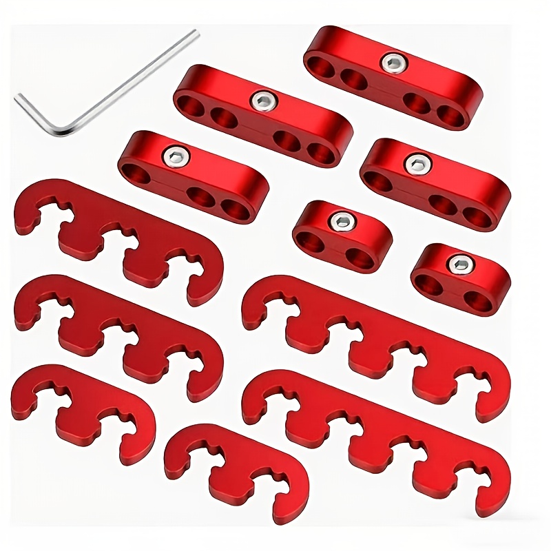 Motorcycle Spark Plug - 12PCS Engine Spark Plug Cable Clips