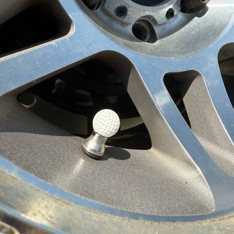 Golf Ball Style Tire Valve Ste - Motorcycle Valve Cover recension och pris