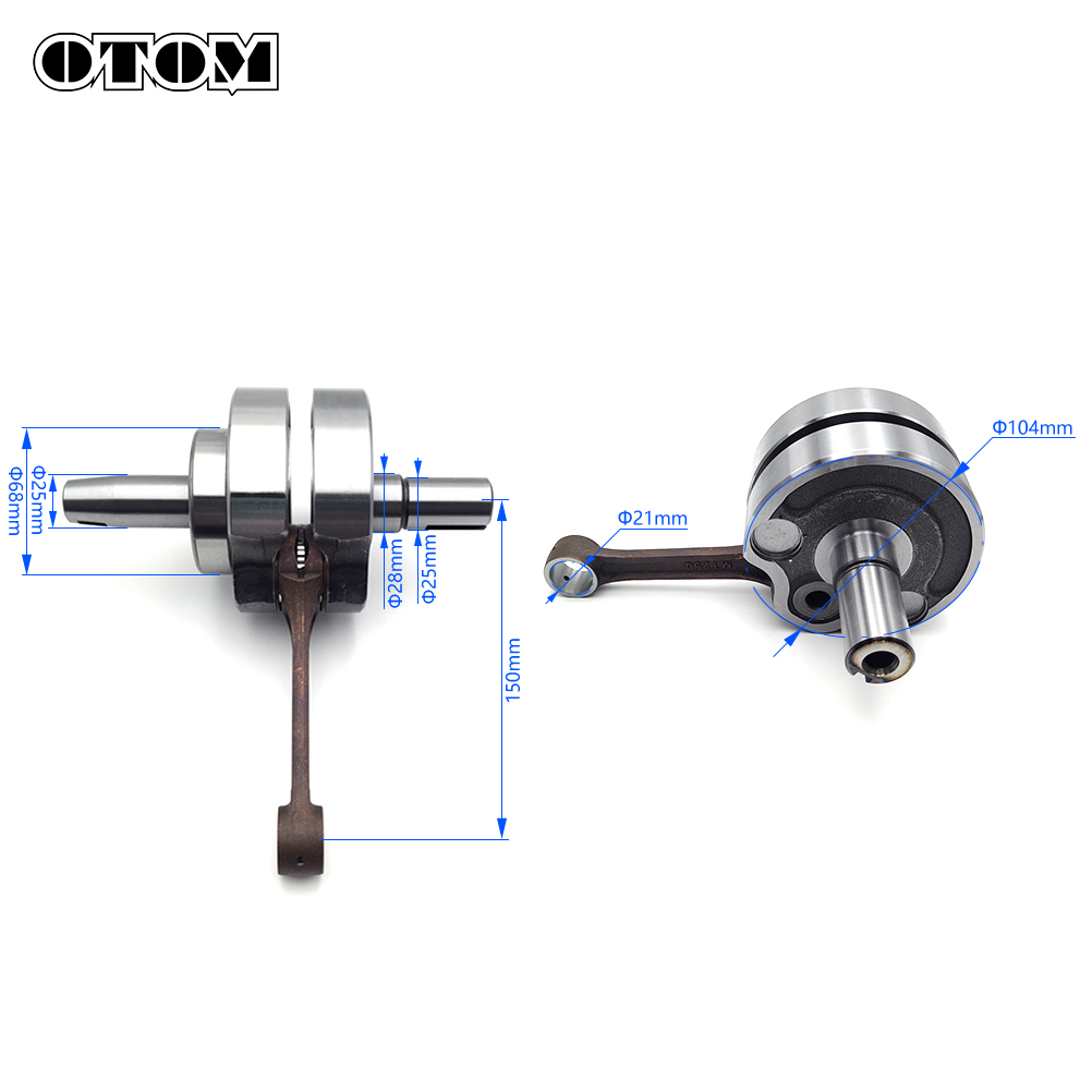 OTOM DT230 MT250 Motorcycle Cr - Motorcycle Crankshaft recension och pris