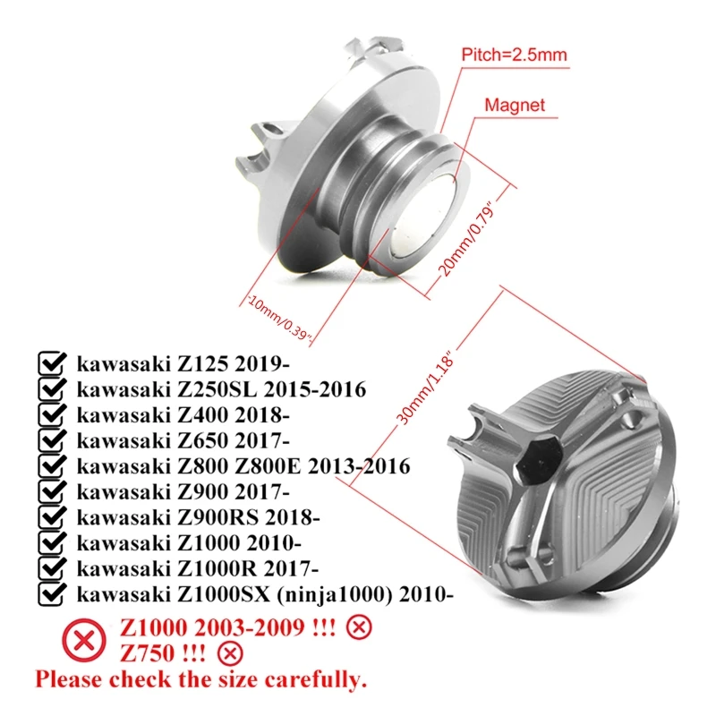 2025 For Kawasaki Z900 RS Z650 - Motorcycle Oil Filter recension och pris