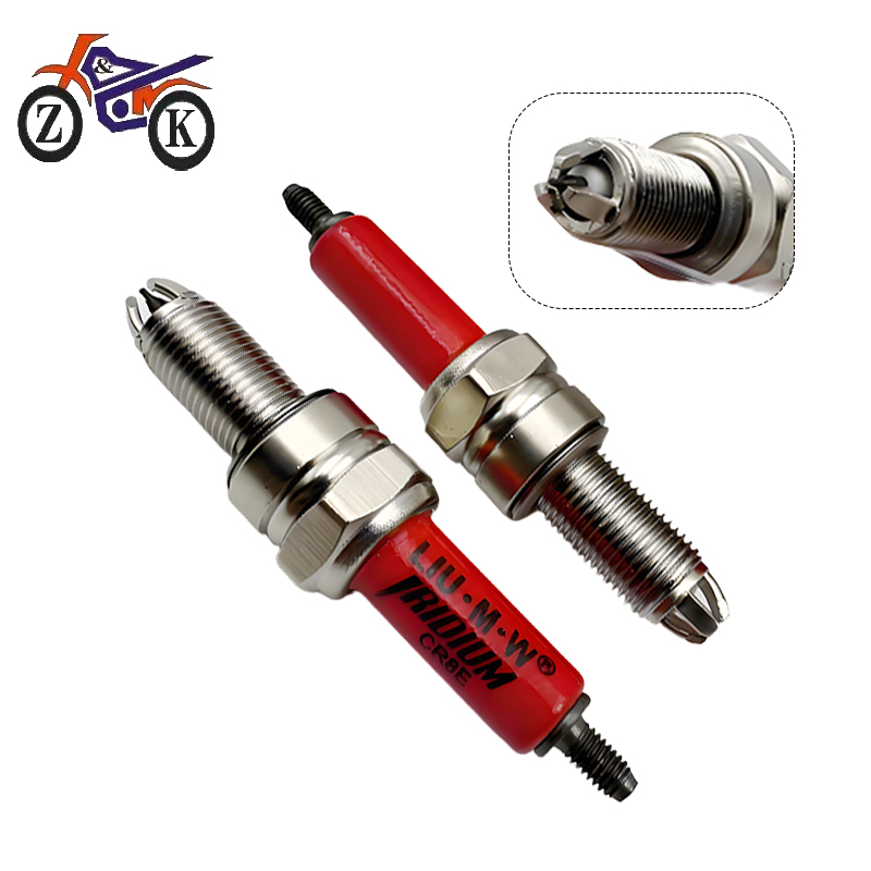 1PCS CR8E 3-Electrode EFI Moto - Motorcycle Spark Plug recension och pris