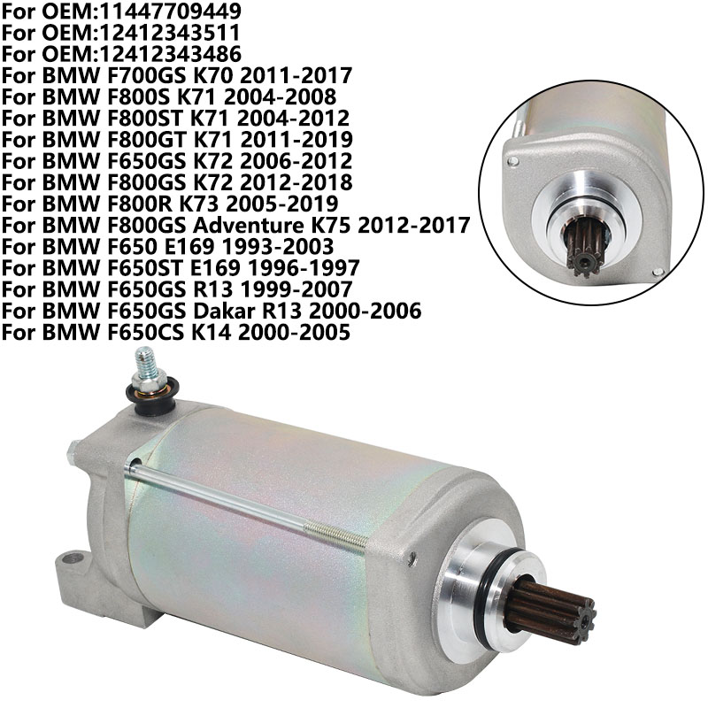 Motorcycle Starter Motor For B - Motorcycle Starter Motor recension och pris